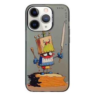 For iPhone 11 Pro Max Animal Pattern Oil Painting Series PC + TPU Phone Case(Clown)