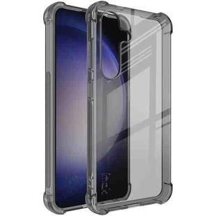 For Samsung Galaxy S24+ 5G imak Shockproof Airbag TPU Phone Case(Transparent Black)