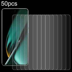 For OPPO K11 50pcs 0.26mm 9H 2.5D Tempered Glass Film