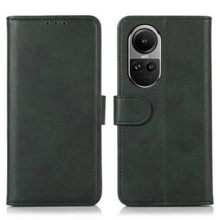 For OPPO Reno10 / Reno10 Pro Global Cow Texture Flip Leather Phone Case(Green)