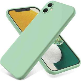 For Samsung Galaxy A05 Pure Color Liquid Silicone Shockproof Phone Case(Green)