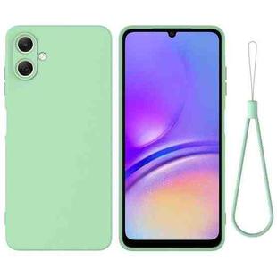 For Samsung Galaxy A07 4G Solid Color Liquid Silicone Dropproof Full Coverage Phone Case(Green)