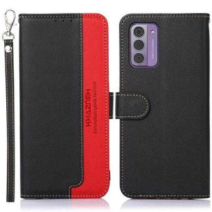 For Nokia G42 KHAZNEH Litchi Texture Leather RFID Phone Case(Black)