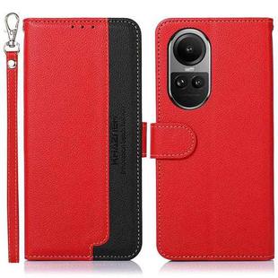 For OPPO Reno10 / Reno10 Pro Global KHAZNEH Litchi Texture Leather RFID Phone Case(Red)