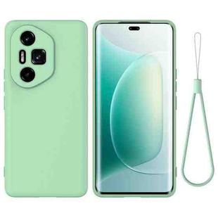 For Honor 300 Ultra / 300 Pro Pure Color Liquid Silicone Shockproof Phone Case(Green)