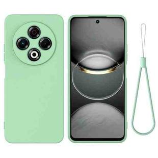 For Tecno Spark 30 4G Pure Color Liquid Silicone Shockproof Phone Case(Green)