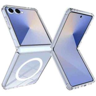 For Samsung Galaxy Z Flip7 5G MagSafe Transparent Acrylic Phone Case