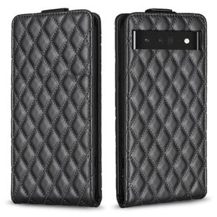 For Google Pixel 7 Pro Diamond Lattice Vertical Flip Leather Phone Case(Black)