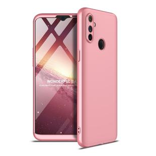 For OPPO Realme C3 GKK Three Stage Splicing Full Coverage PC Protective Case(Rose Gold)