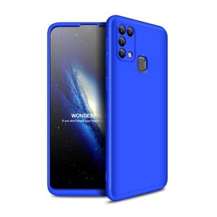 For Samsung Galaxy M31 GKK Three Stage Splicing Full Coverage PC Protective Case(Blue)