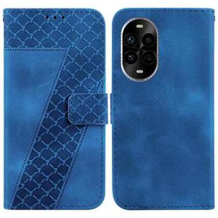 For Huawei nova 13 Pro Seven-shaped Embossed Leather Phone Case(Blue)