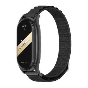 For Xiaomi Mi Band 8 Mijobs Plus Case Nylon Breathable Watch Band(Black)