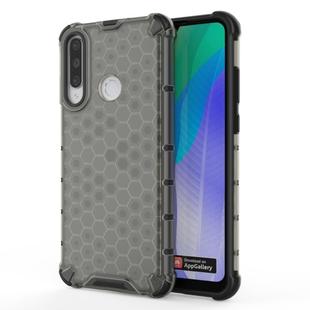 For Huawei Y5p Shockproof Honeycomb PC + TPU Protective Case(Black)