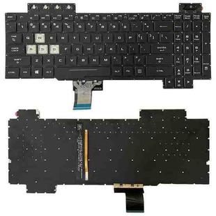 For Asus Gaming FX505D FX505DY FX505DD US Version Backlight Laptop Keyboard(Black)