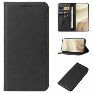 For Realme GT5 Pro Magnetic Closure Leather Phone Case(Black)