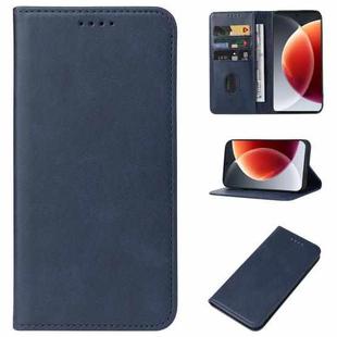For Realme C65 4G Global Magnetic Closure Leather Phone Case(Blue)