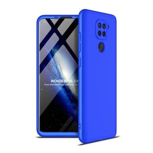 For Xiaomi Redmi Note 9 4G International Version / Redmi 10X 4G GKK Three Stage Splicing Full Coverage PC Protective Case(Blue)