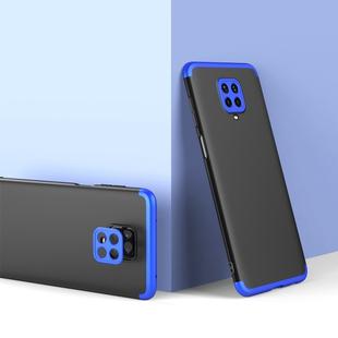 For Xiaomi Redmi Note 9 Pro Max / Note 9s GKK Three Stage Splicing Full Coverage PC Protective Case(Black Blue)