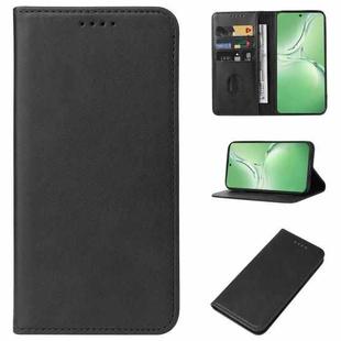 For OPPO K12 Magnetic Closure Leather Phone Case(Black)