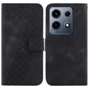 For Infinix Note 30 VIP 7-shaped Embossed Leather Phone Case(Black)
