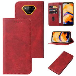 For Ulefone Armor X13 Magnetic Closure Leather Phone Case(Red)