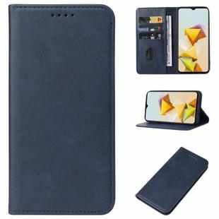 For ZTE Blade A73 5G Magnetic Closure Leather Phone Case(Blue)