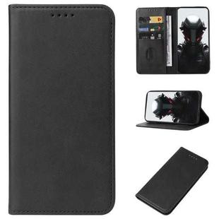 For ZTE nubia Red Magic 9 Pro / 9 Pro+ Magnetic Closure Leather Phone Case(Black)