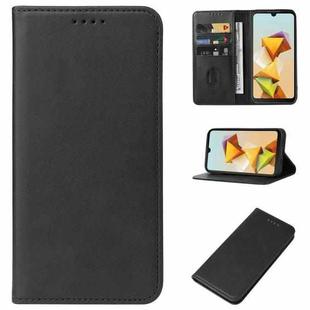 For ZTE Blade A33s Magnetic Closure Leather Phone Case(Black)