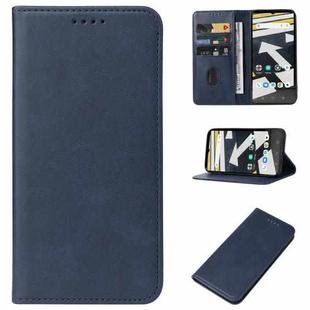 For CAT S53 Magnetic Closure Leather Phone Case(Blue)