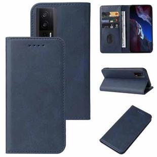 For Xiaomi Poco F5 Pro Magnetic Closure Leather Phone Case(Blue)