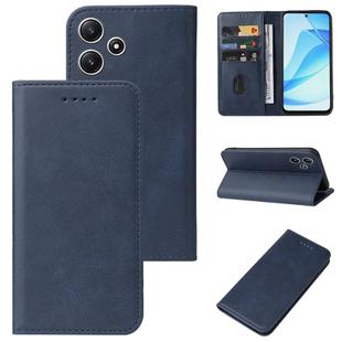For Xiaomi Redmi 12 5G Magnetic Closure Leather Phone Case(Blue)