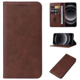 For Xiaomi 14 Ultra Magnetic Closure Leather Phone Case(Brown)