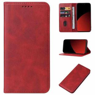 For Xiaomi Civi 4 Pro Magnetic Closure Leather Phone Case(Red)