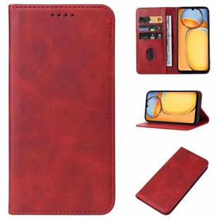 For Xiaomi Poco C65 / Redmi 13C Magnetic Closure Leather Phone Case(Red)