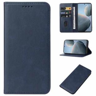 For Xiaomi Redmi K70E Magnetic Closure Leather Phone Case(Blue)
