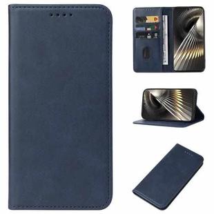 For Xiaomi Redmi Turbo 3 Magnetic Closure Leather Phone Case(Blue)