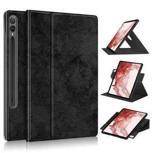For Samsung Galaxy Tab S9 360 Rotation Stand Smart Leather Tablet Case(Black)