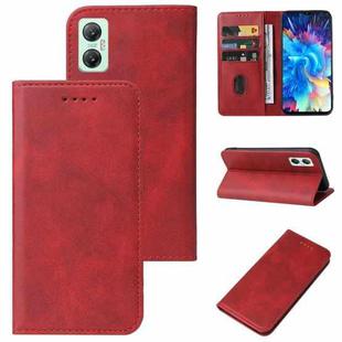 For Infinix Hot 20 5G Magnetic Closure Leather Phone Case(Red)