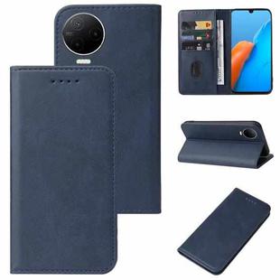 For Infinix Note 12 2023 Magnetic Closure Leather Phone Case(Blue)