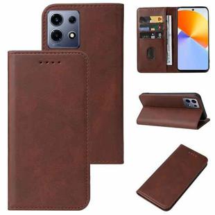 For Infinix Note 30 VIP Magnetic Closure Leather Phone Case(Brown)