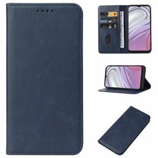 For Motorola Moto G20 Magnetic Closure Leather Phone Case(Blue)