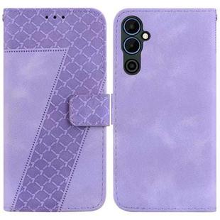 For Tecno Pova Neo 2 7-shaped Embossed Leather Phone Case(Purple)