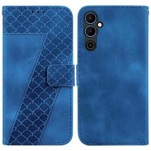 For Tecno Pova Neo 2 7-shaped Embossed Leather Phone Case(Blue)