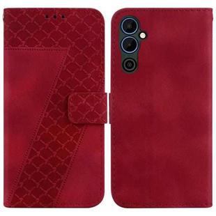 For Tecno Pova Neo 2 7-shaped Embossed Leather Phone Case(Red)