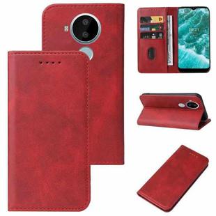 For Nokia C30 Magnetic Closure Leather Phone Case(Red)