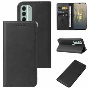 For Nokia C31 Magnetic Closure Leather Phone Case(Black)