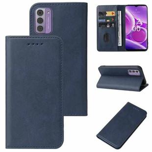 For Nokia G42 Magnetic Closure Leather Phone Case(Blue)