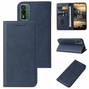 For Nokia XR21 Magnetic Closure Leather Phone Case(Blue)