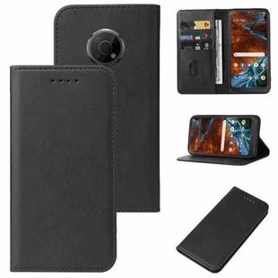 For Nokia G300 Magnetic Closure Leather Phone Case(Black)