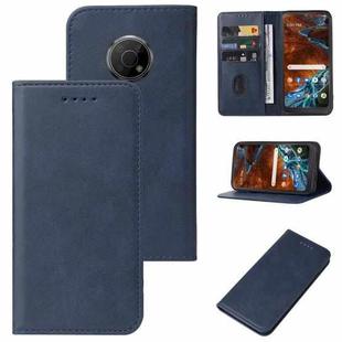 For Nokia G300 Magnetic Closure Leather Phone Case(Blue)